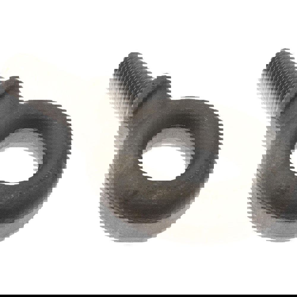 Fixed Lifting Eye Bolt: With Shoulder, 15,000 lb Capacity, 1-1/4-7 Thread, Grade 1030 Steel